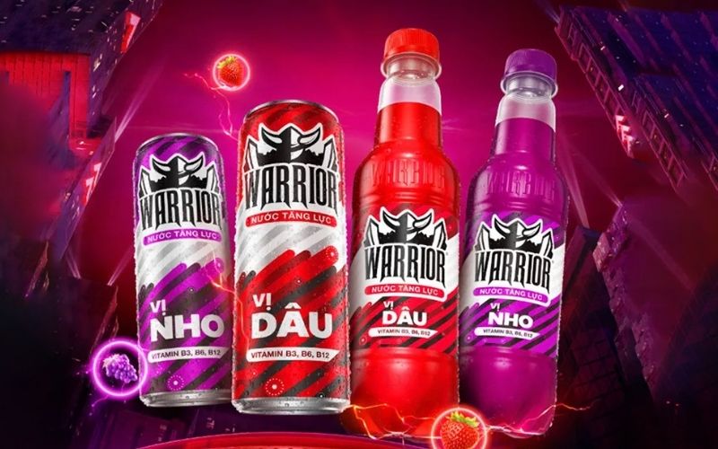 Thiết kế mạnh mẽ giúp Warrior dễ dàng nhận diện trên kệ hàng 